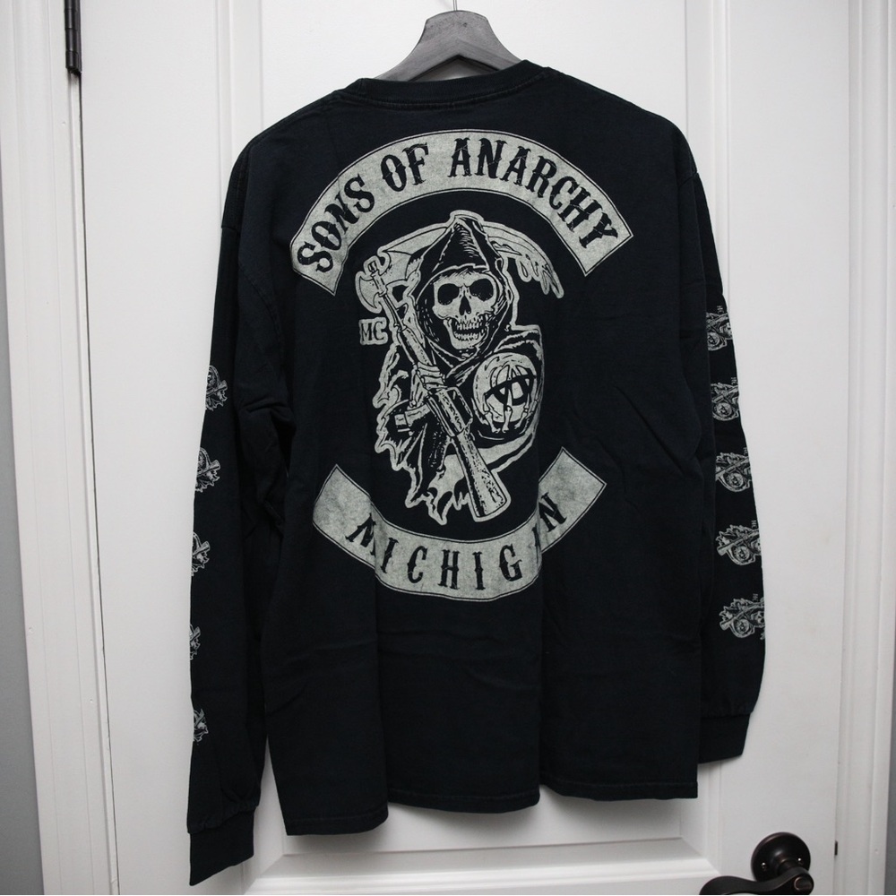 Sons of Anarchy Michigan Long Sleeve Shirt
